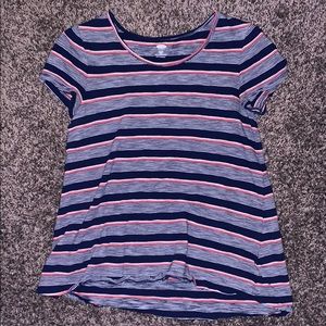 Women's Striped Short Sleeve